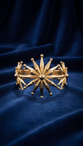 Imperial Gold Starburst cuff bracelet