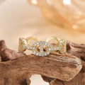 Fashionable and understated luxury style ring, elegant and unique open-end ring accessory, minimalist jewelry.